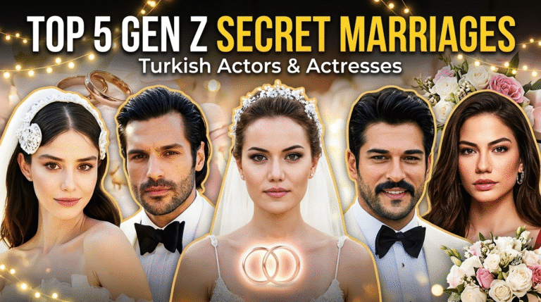 Top 5 Gen Z Turkish Actors Who Secretly Married